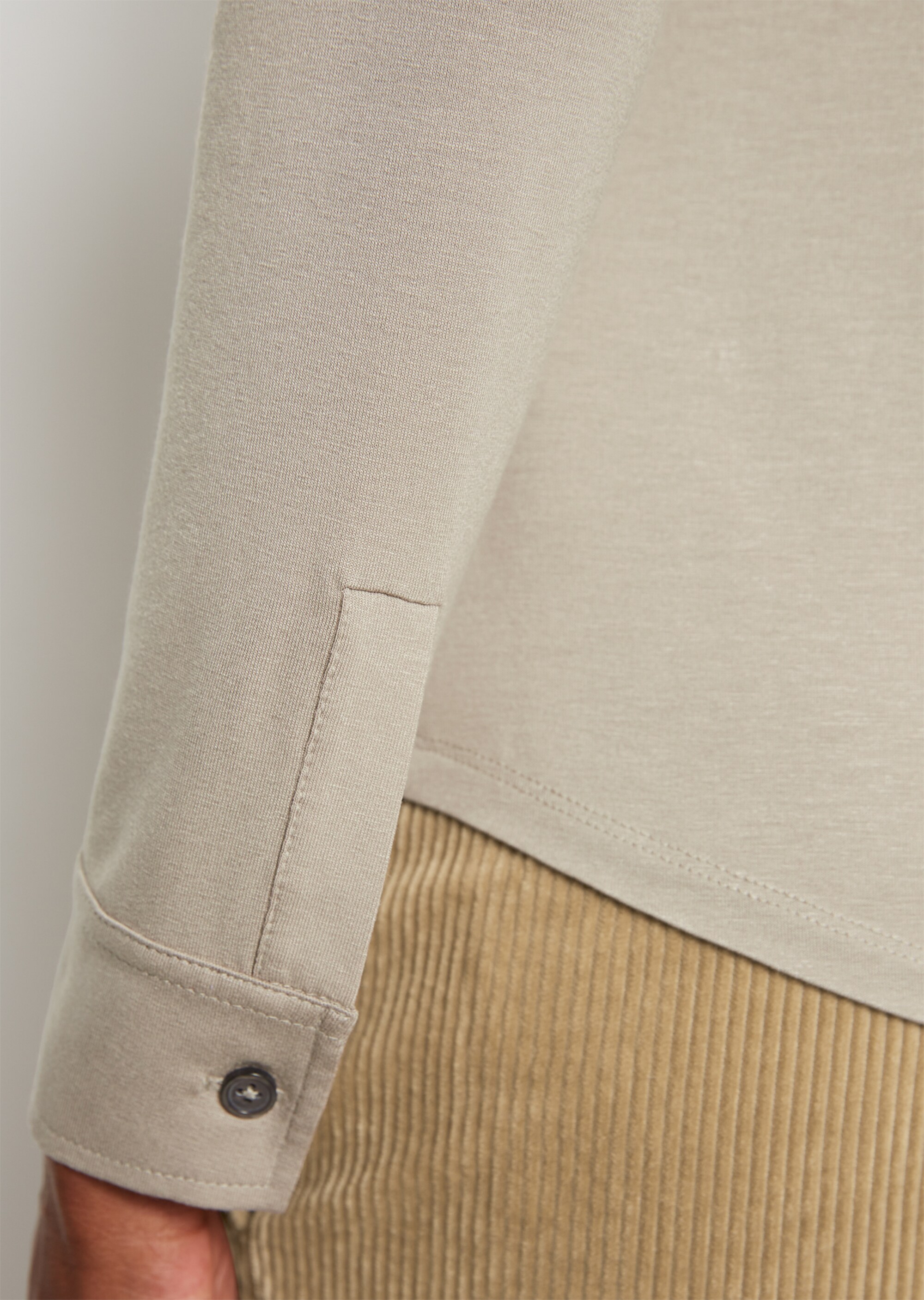 Jersey-Bluse regularaus LENZING™ ECOVERO™