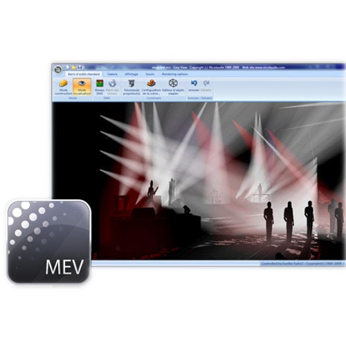 Sunlite Easy View connect 3D lichtsoftware met interface