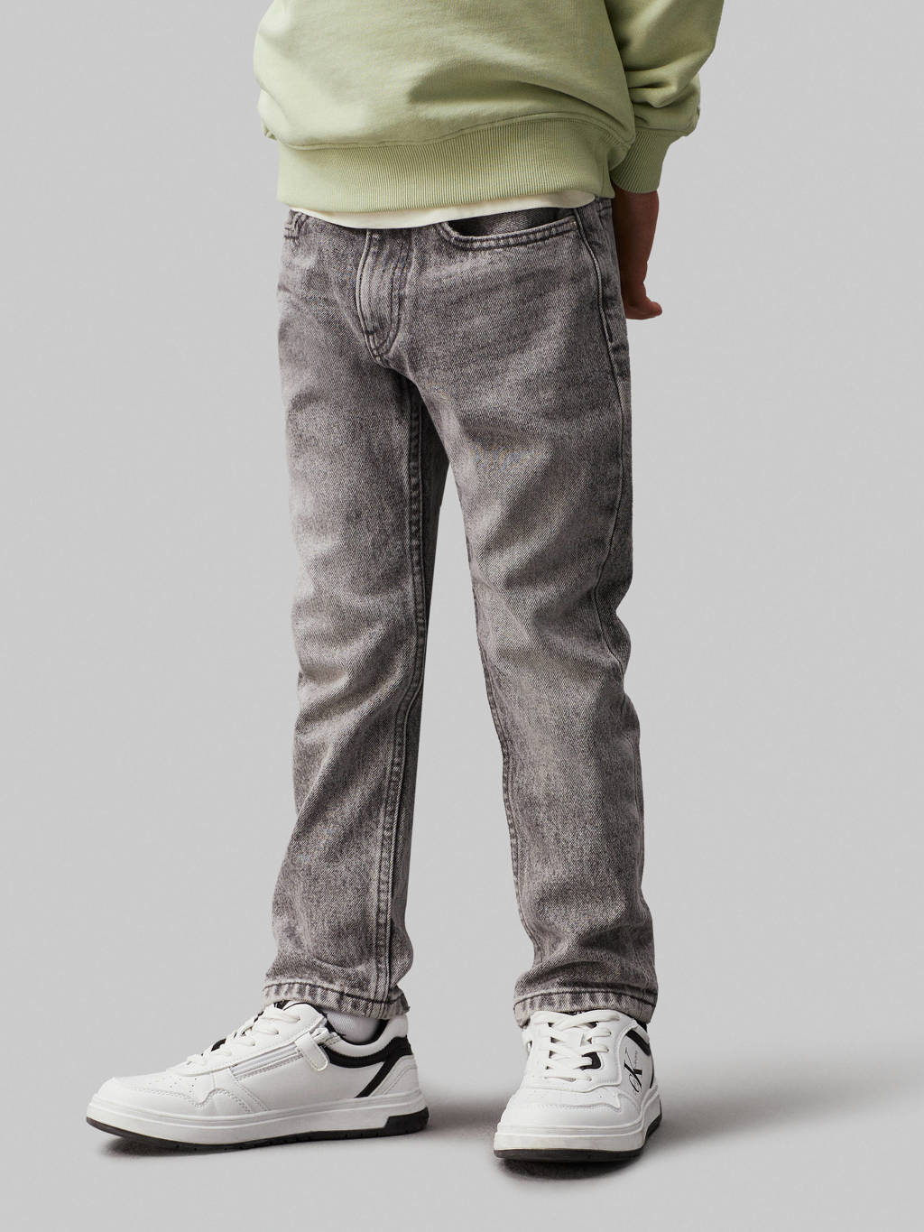 Calvin Klein straight leg jeans DAD washed modern grey
