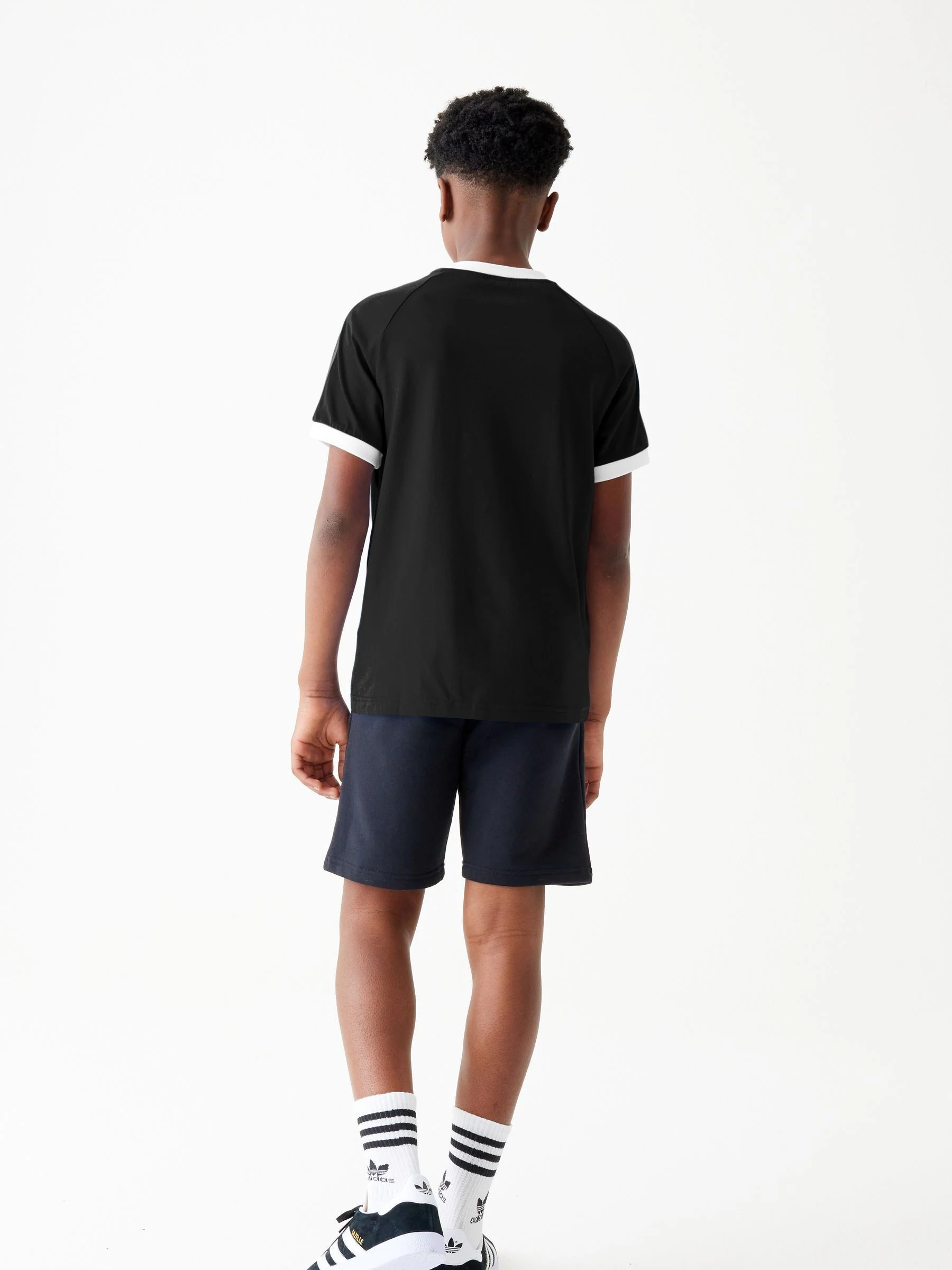 Zwart - adidas Originals Adicolor 3-Strepen T-shirt voor kinderen