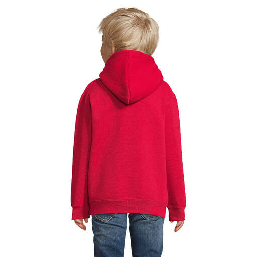 Moletom infantil básico Slam Kids para meninos com bolso e capuz.