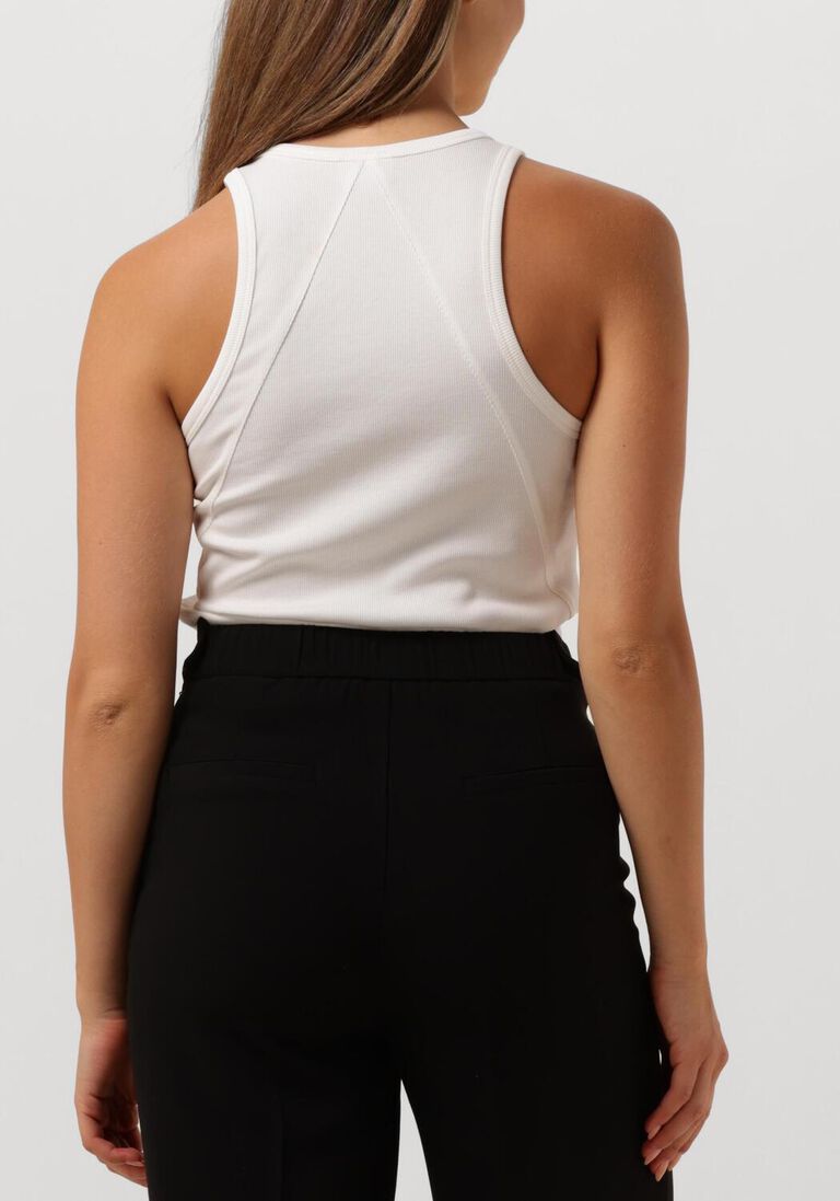 witte dante6 top monogram logo tank top