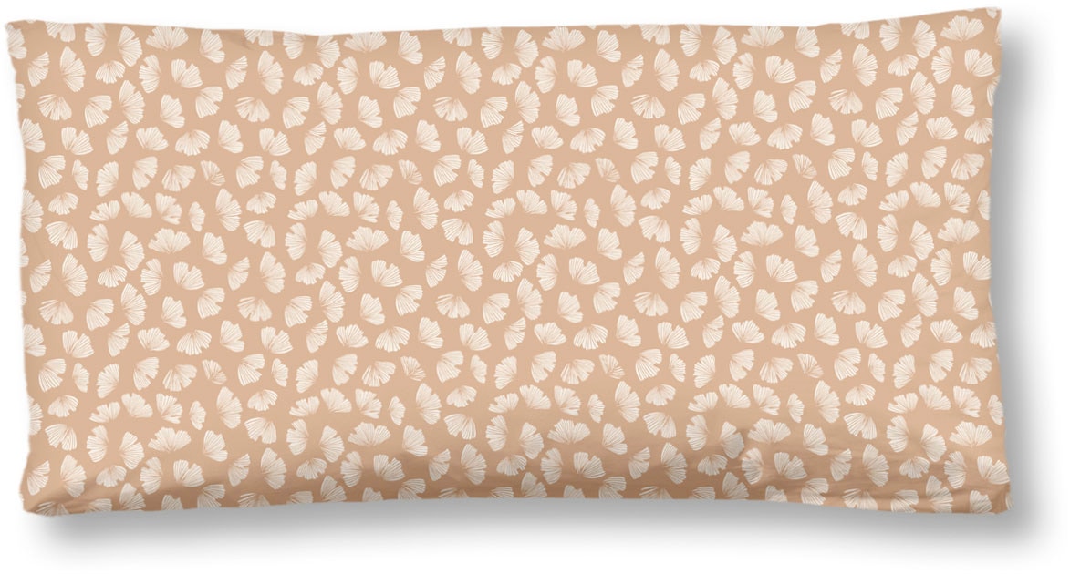 hip Kissenhülle »Quente« Baumwolle, Mako-Satin, 40x80, 1 Stück, Reissverschluss, Sand