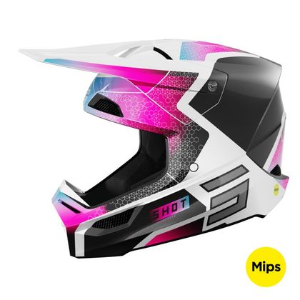 Casque cross Shot RACE - PHASER 2025 - Noir