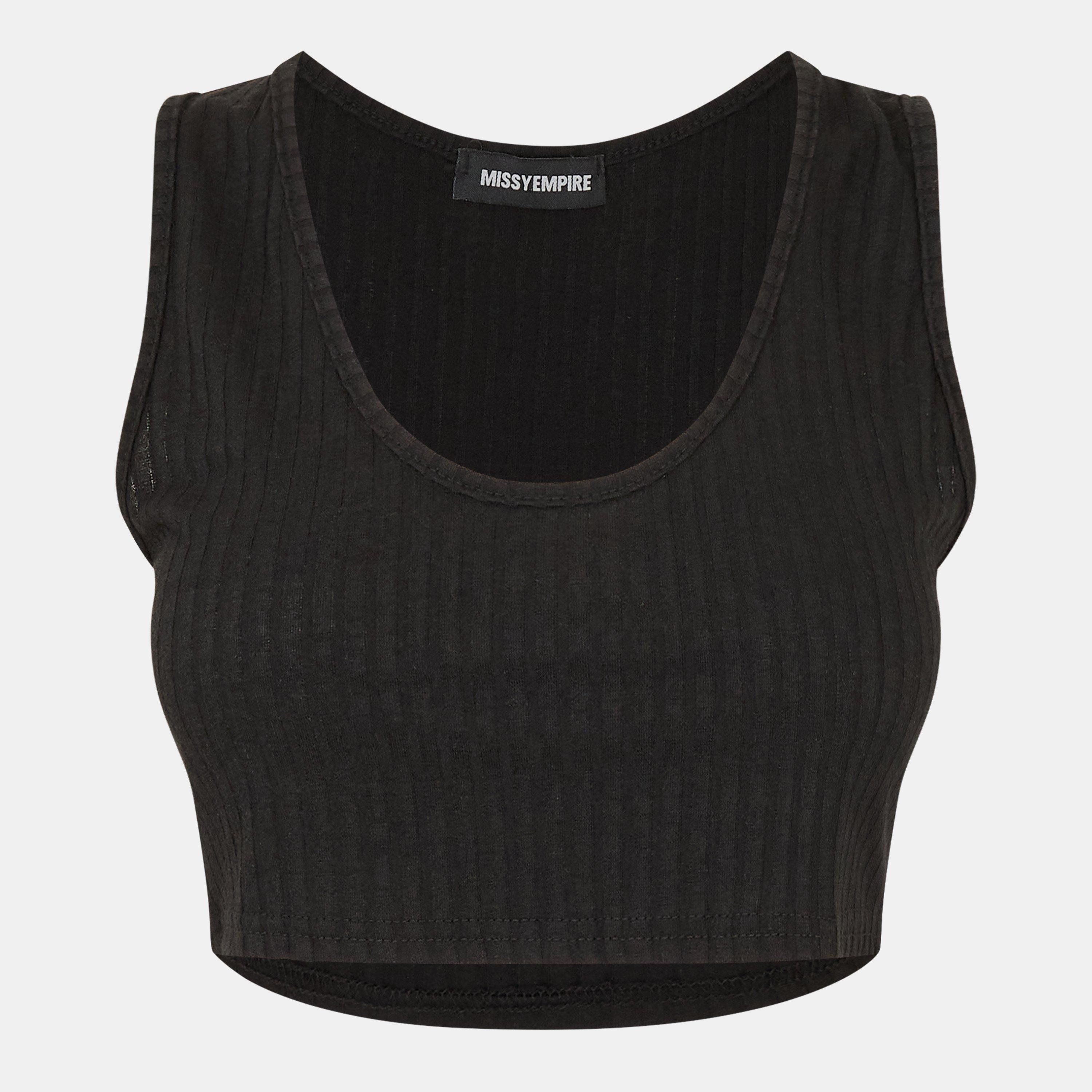 Missy Empire Mix & Match Ribbed Cropped Vest Top