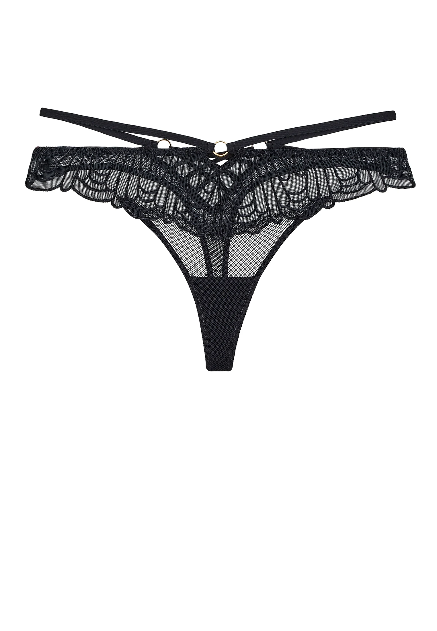 L'INDOMPTABLE - Culotte tanga | Noir