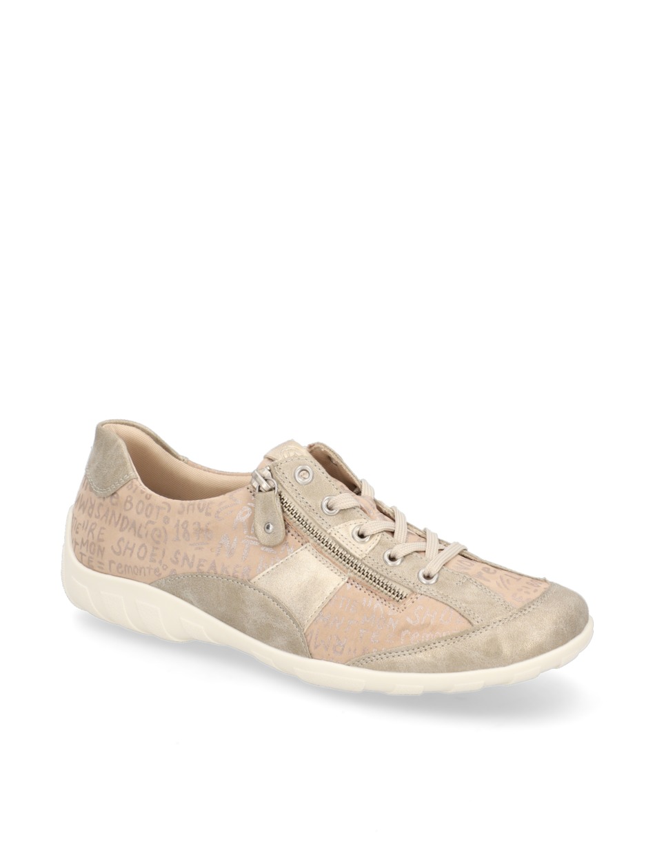 Lederkombination Sneaker