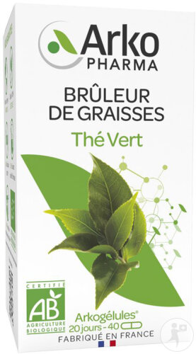 Arkogélules Thé Vert Bio 40 Gélules