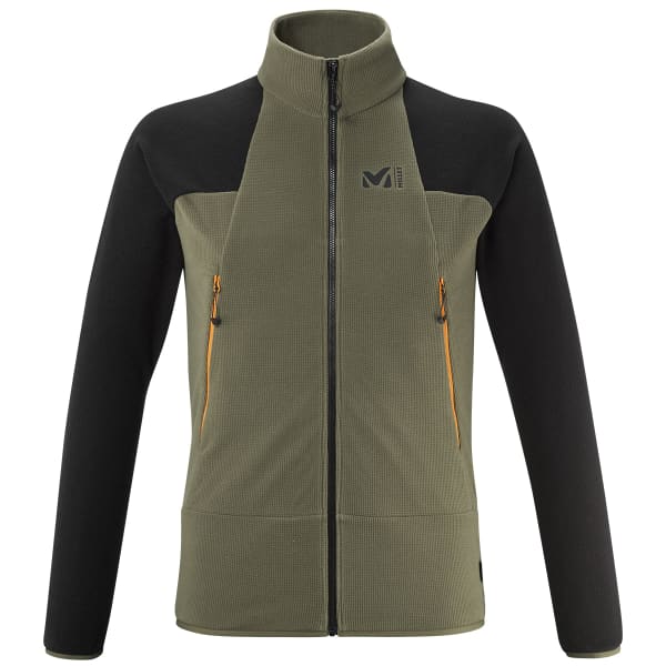 Veste polaire randonnée MILLET K LIGHTGRID JKT M IVY/NOIR