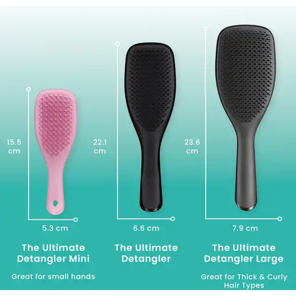 The Ultimate Detangler Large Black Gloss
