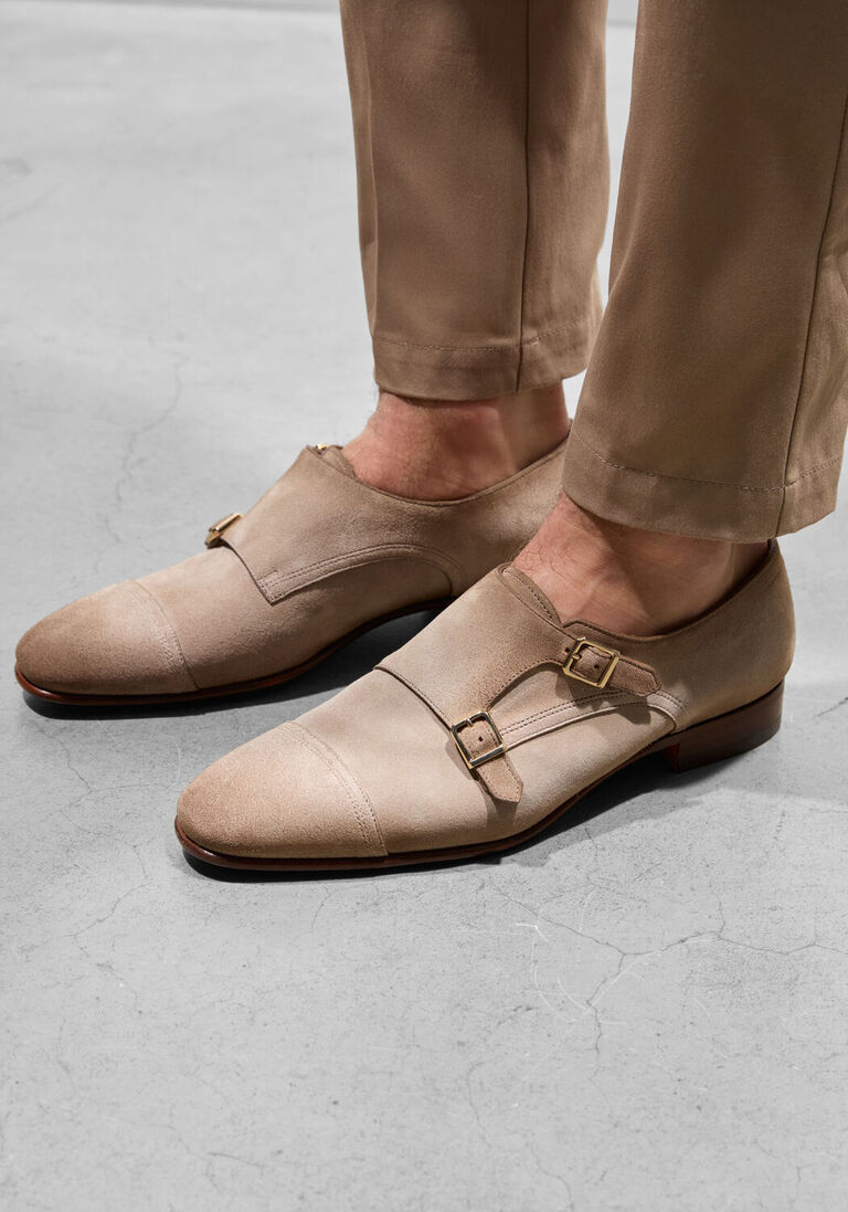 taupe santoni instappers axel