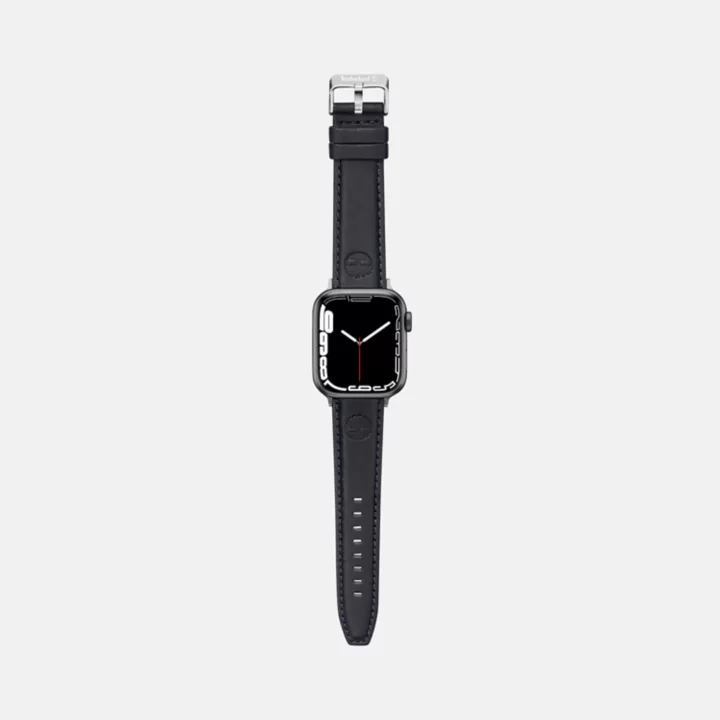 Bracelet pour montre Lacandon de 20 mm compatible 38 mm unisexe en noir