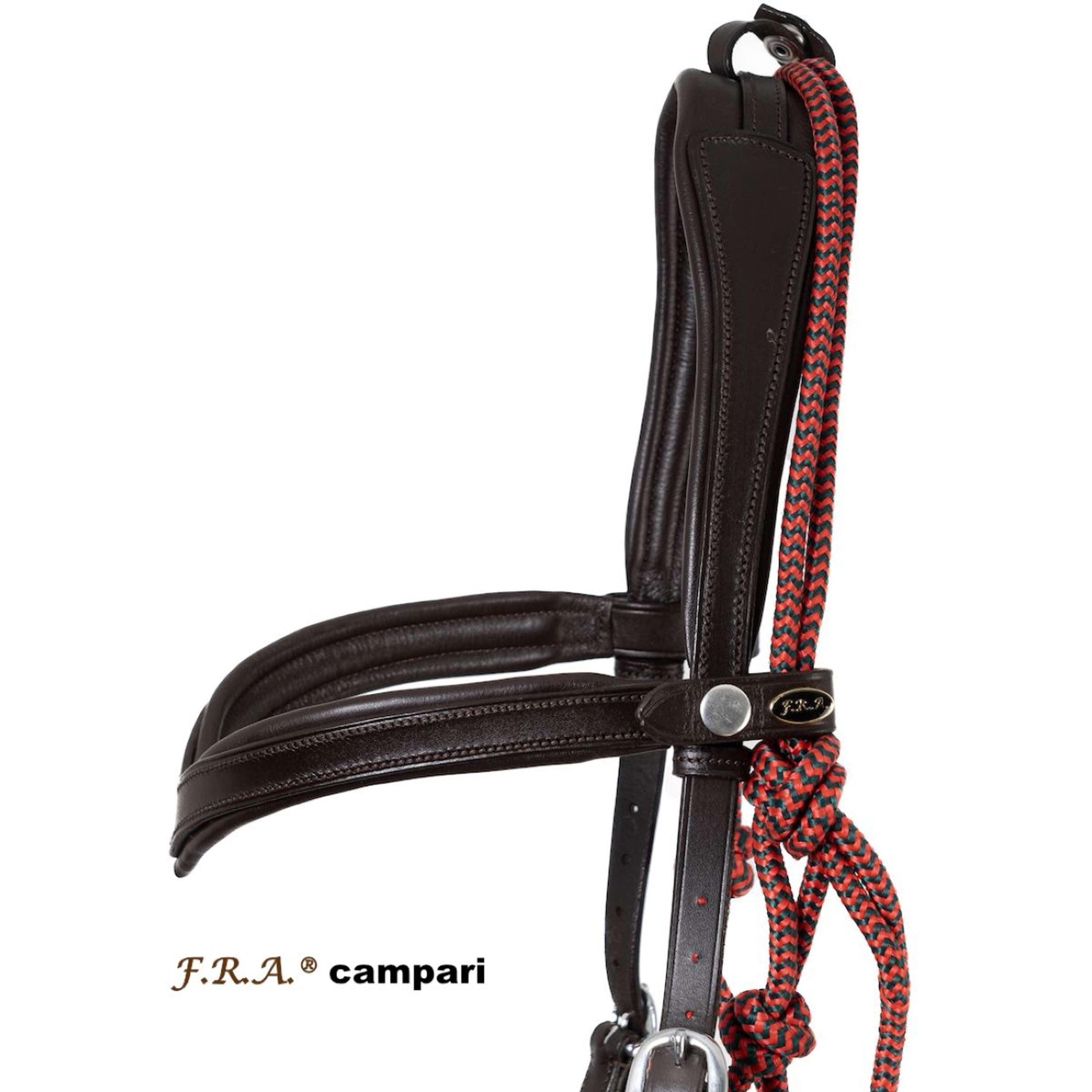 F.R.A. Hoofdstel-halster Combinatie Campari Bruin