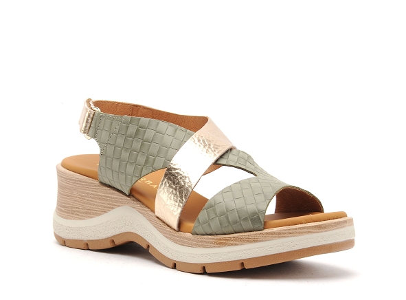 Paula urban nu pieds talons femme 27671 kaki