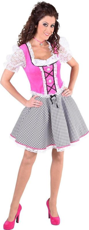 Dirndl - Roze - Jurkje - Oktoberfestkleding - Maat 36
