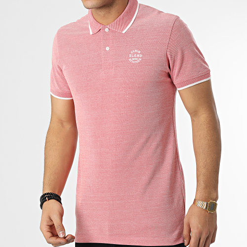 Polo Manches Courtes Nate 20708180 Rouge Chiné
