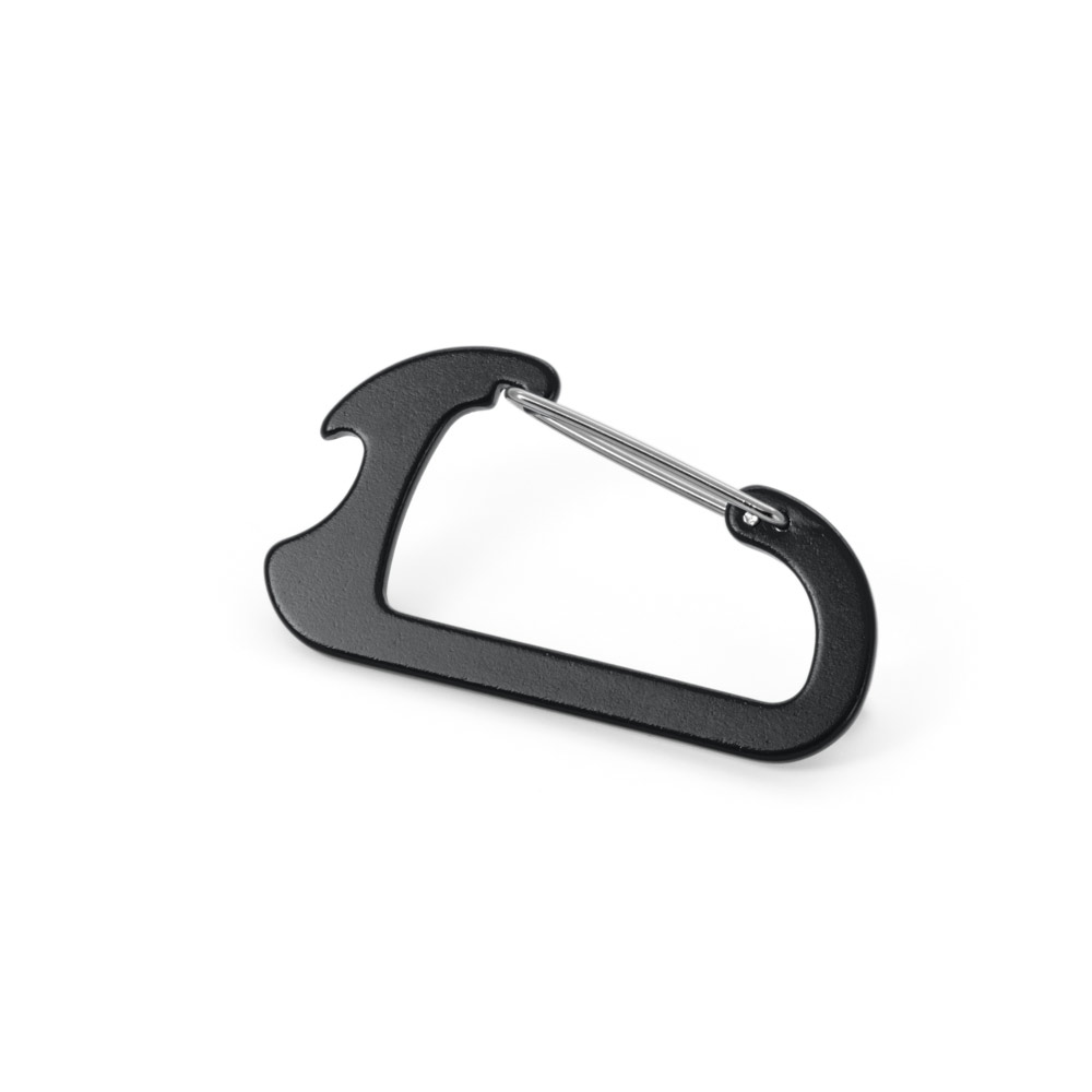 hi!dea 98824 - Mousqueton avec décapsuleur en aluminium