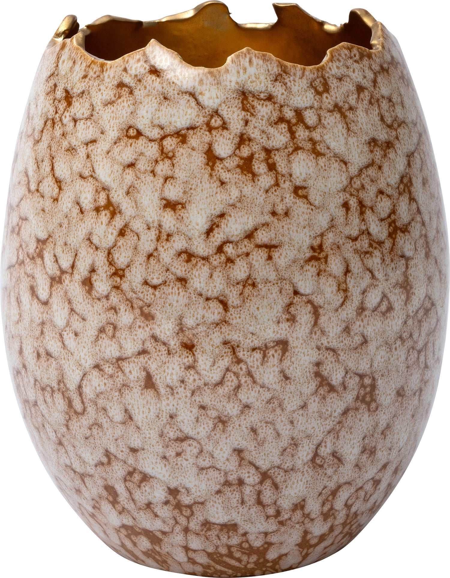 Intratuin bloempot Loup crème D 16 H 20 cm