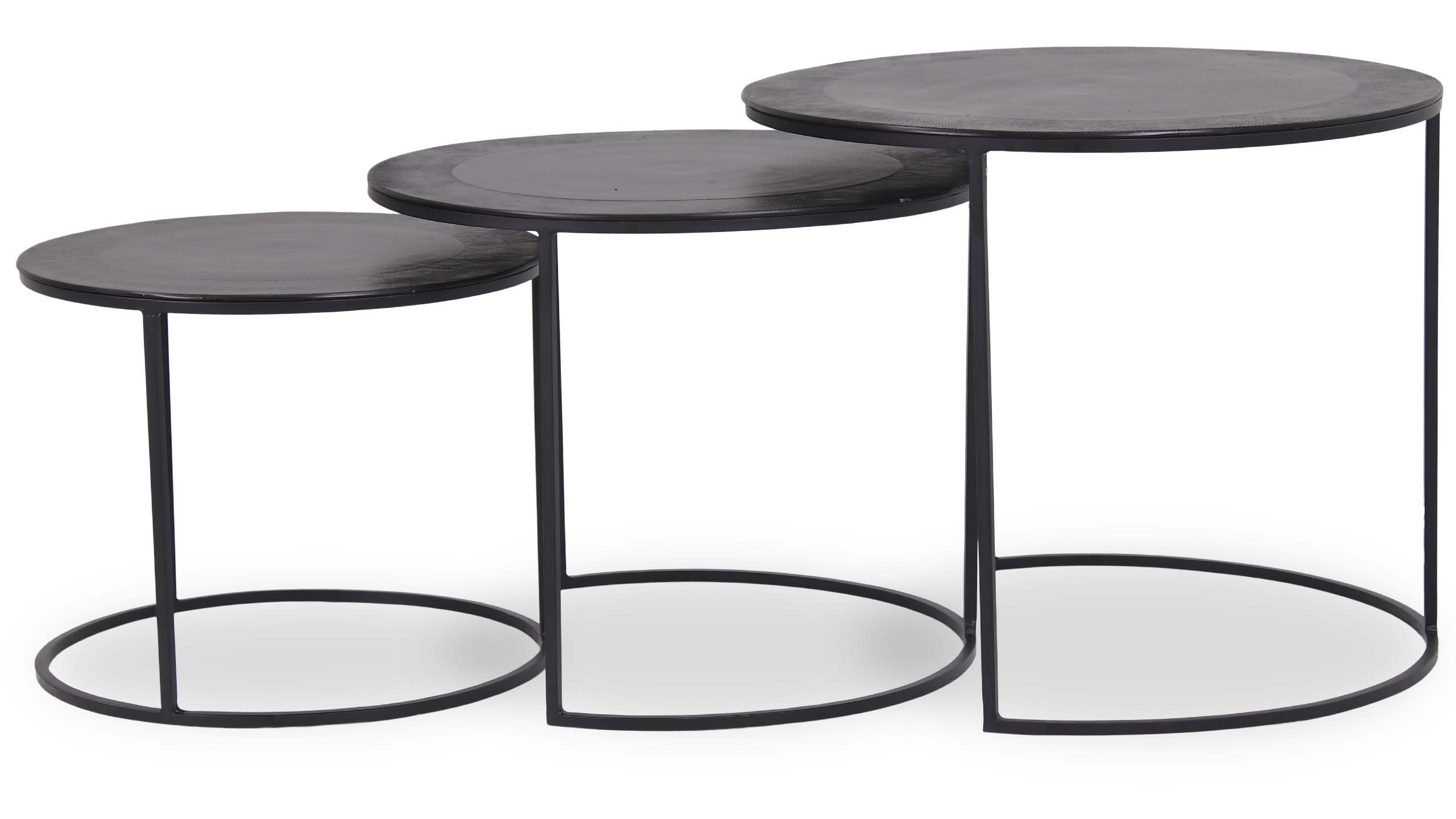 Salontafelset IV-52.009 Tres B55 x D55 x H45 cm