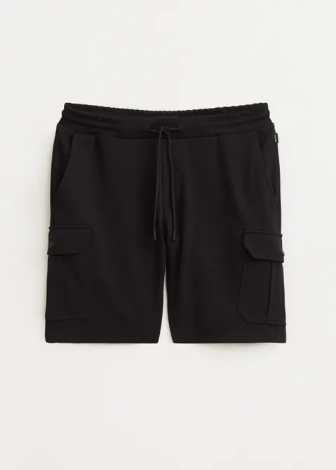 Cargo korte broek zwart (ZWART)