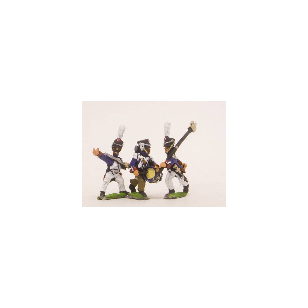 French: Middle Guard 1806-1814: Command: Fusiliers Grenadiers Officers, Standard Bearers & Drummers