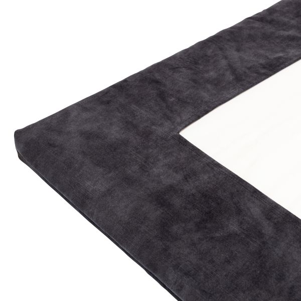 Kidsmill Velours Boxmatras Hoes Natural 80 x 100 cm