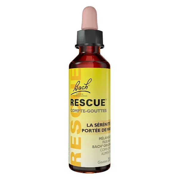 Remédios Florais de Bach Rescue Original Serenity Dropper 20ml