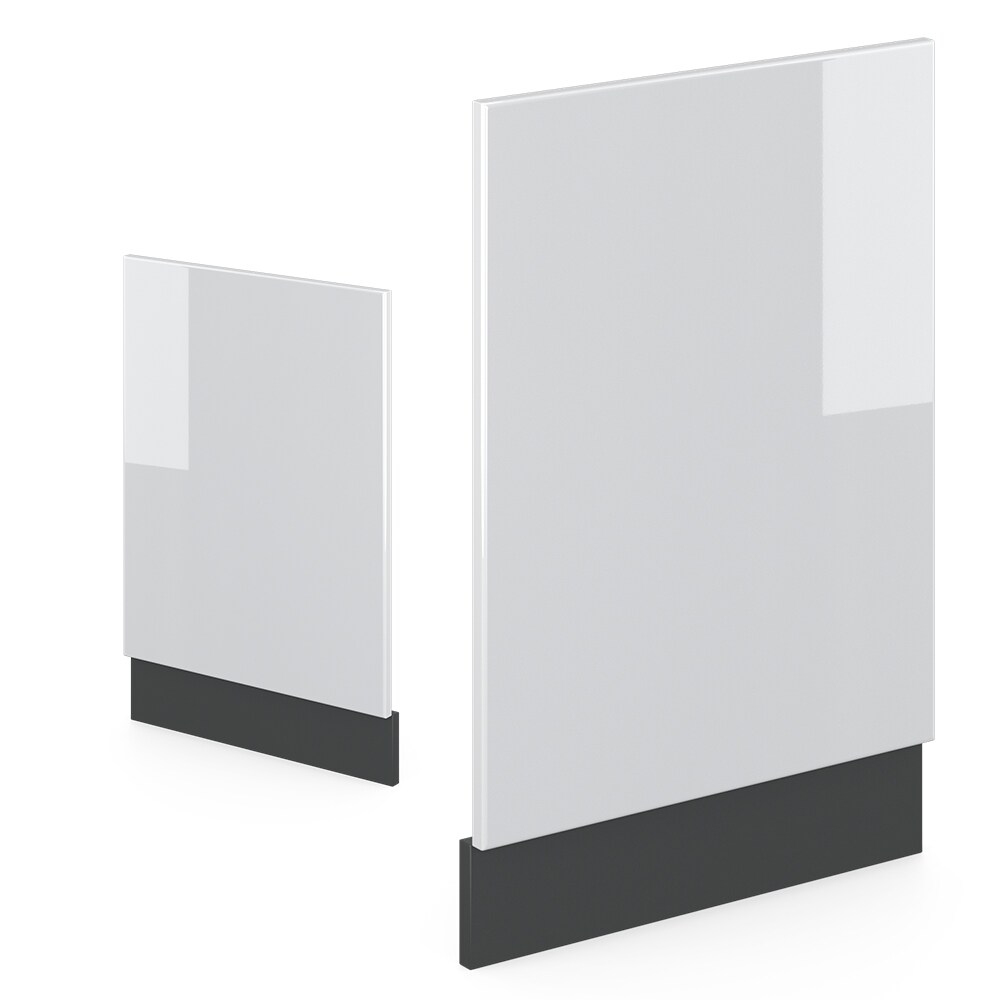 VICCO Küchenschrank Geschirrspülerblende 45 cm R-Line Anthrazit