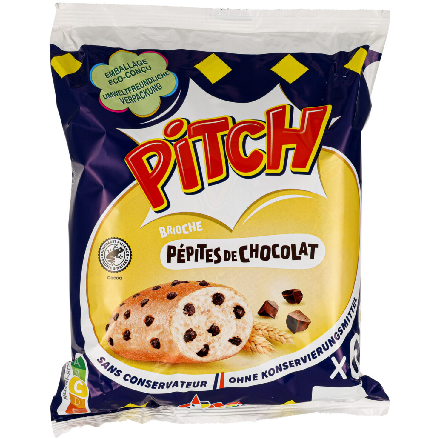 Pasquier Pitch Schokostückchen 6 Stück