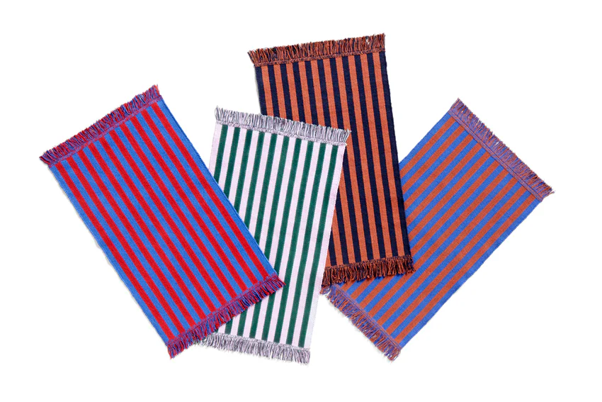 HAY  Stripes and stripes dørmåtte, Wildflower - 52x95 cm.