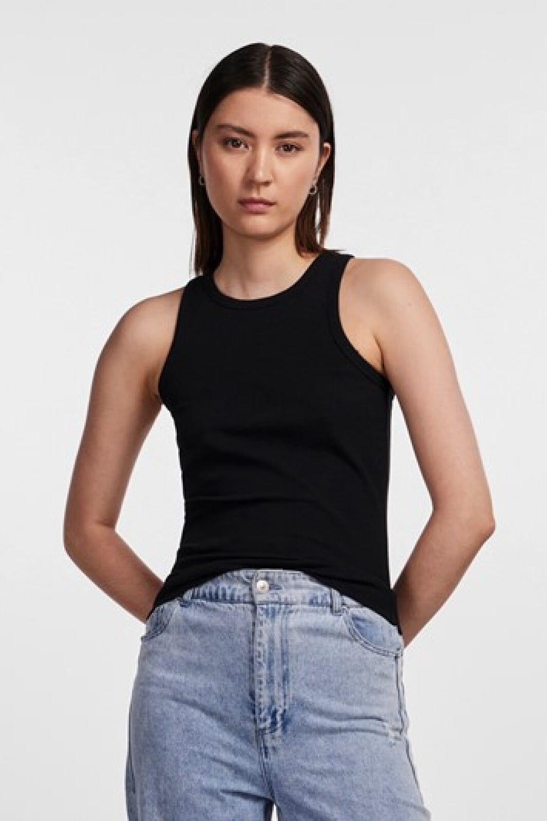 Pieces Pcruka Boxer Tank Top 4113376 black