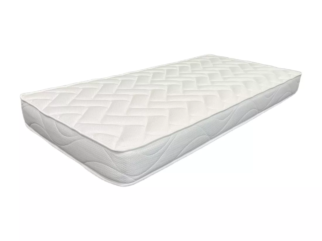 Matelas mousse ECO - 90x190cm et 1 Oreiller accueil mémoire de forme 60x60cm - mousse - 14 cm