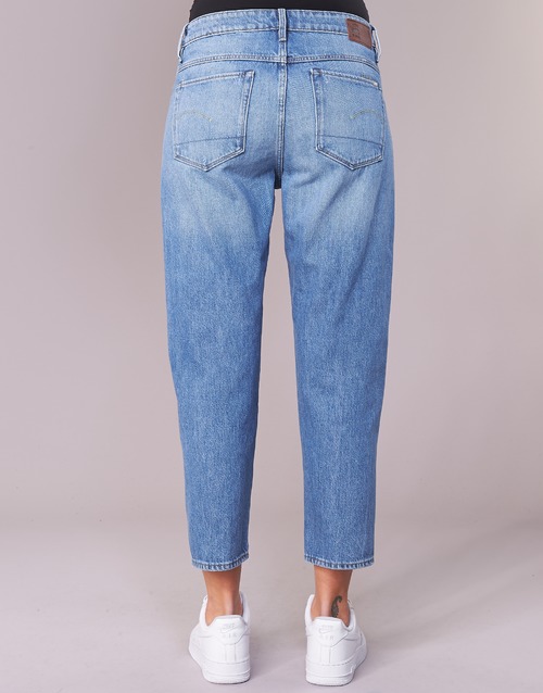G-Star Raw - 3301 HIGH BOYFRIEND 7/8 WMN - Lt aged small destroy