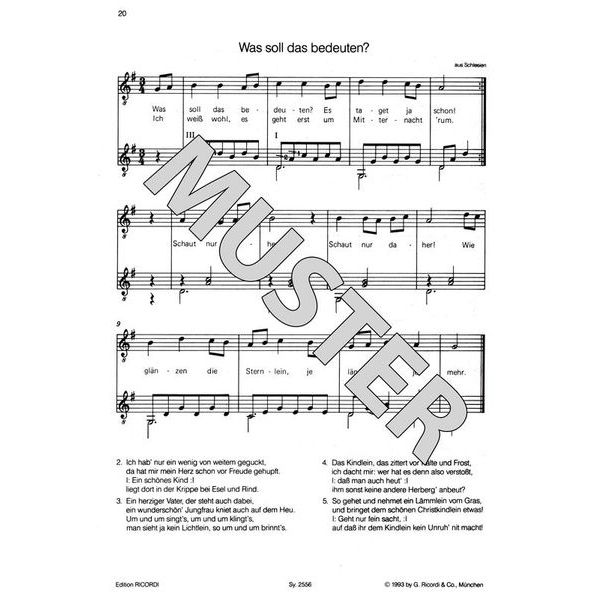Ricordi Spielsachen Gitarre Weihnacht