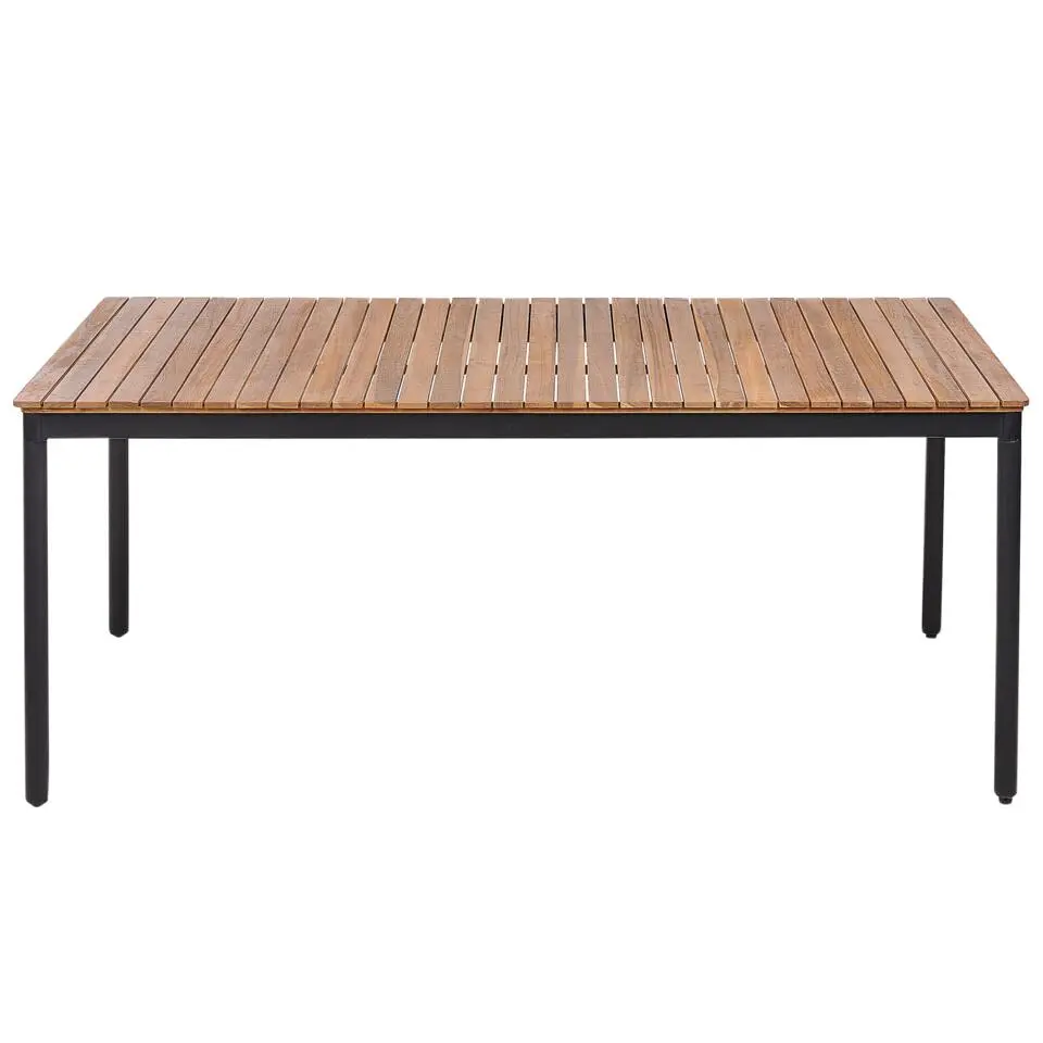 VALLESE - Tuintafel - Lichthout - 180 x 90 cm - Acaciahout