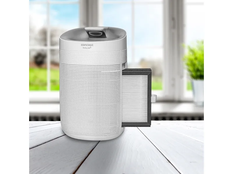 Concept OV1200 dehumidifier Perfect Air dehumidifier and air purifier white