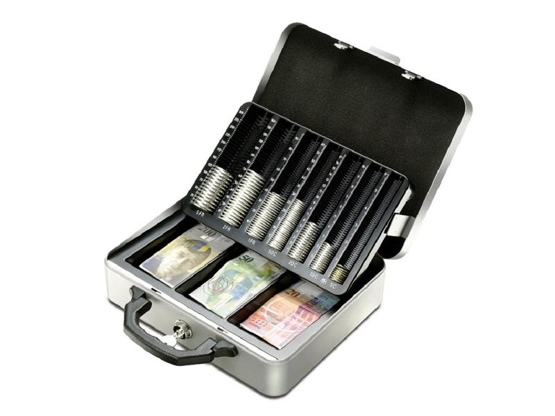 Robert Rieffel Geldkassette Moneta-Deluxe-Ch 30 x 24.2 x 10 Geldkasten mit Schlüssel