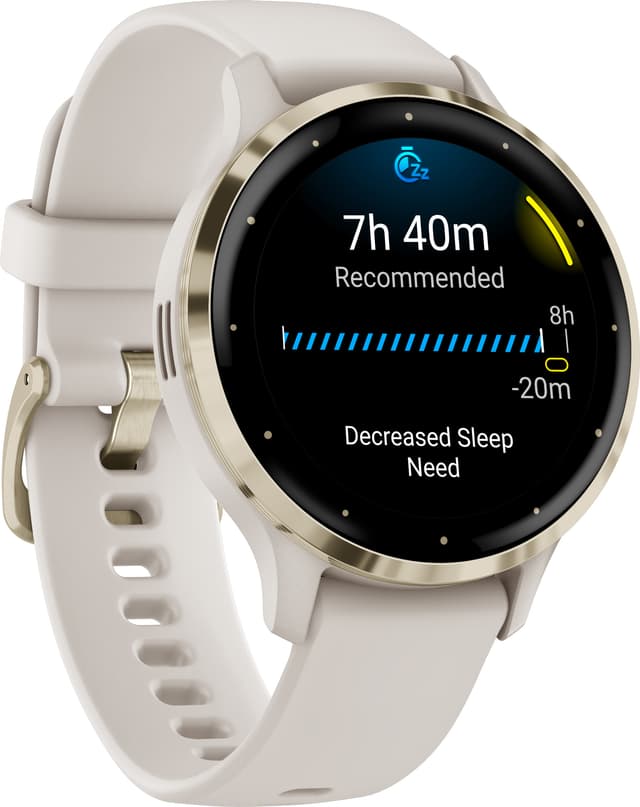 Garmin Venu 3S smartwatch (elfenben)