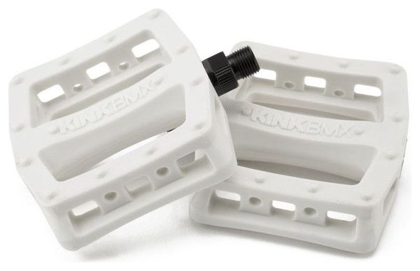 PEDALES KINK BMX HEMLOCK PLASTIQUE WHITE