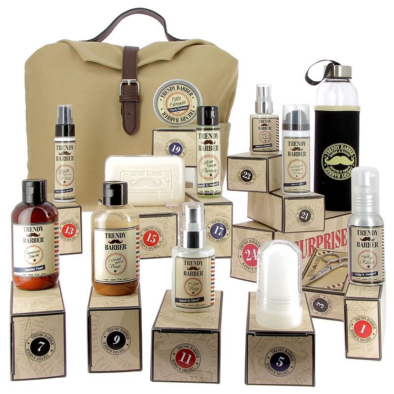 Calendrier de l'avent 2022 pour homme Trendy Barber pour les rasés