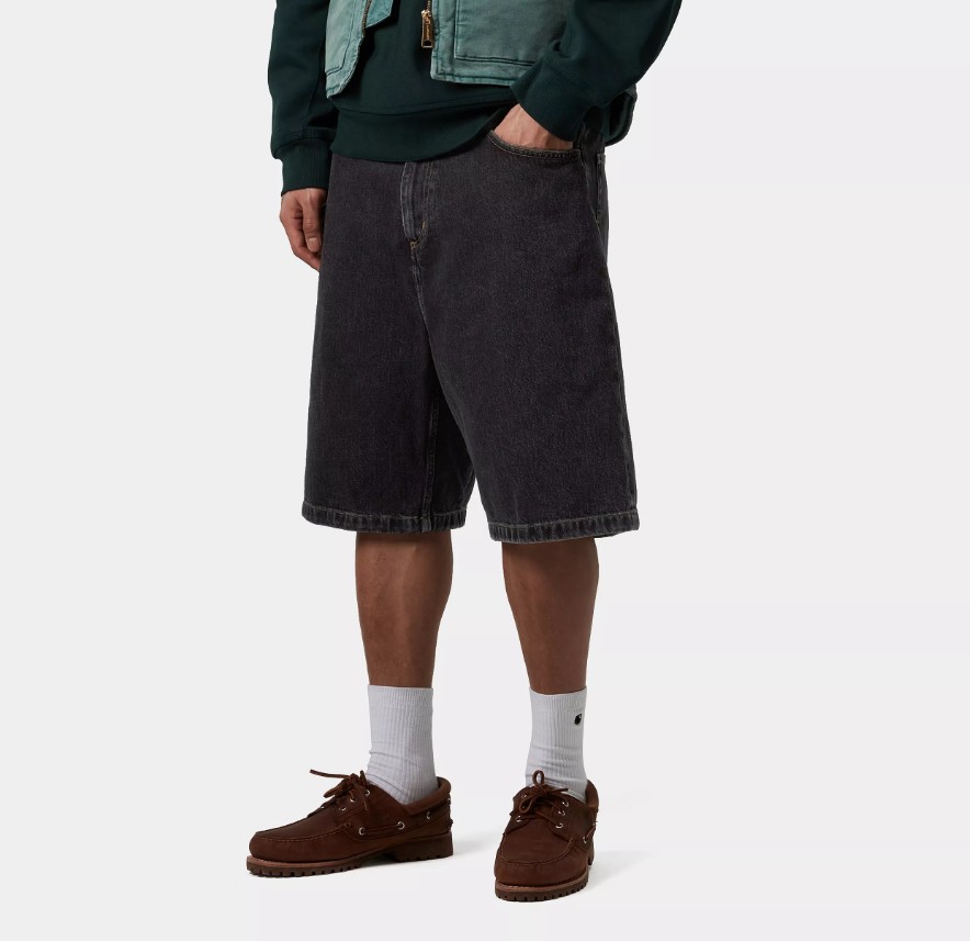 Carhartt WIP Brandon Short Black Stone Washed