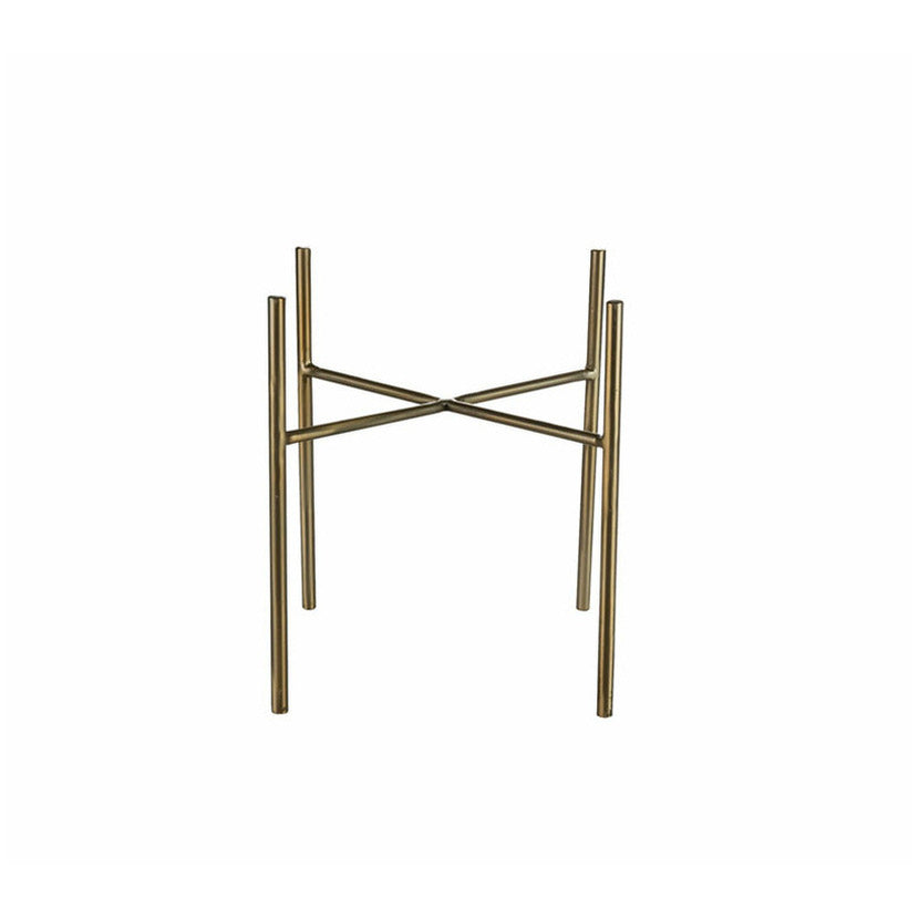 Ter Steege Bloempot plantenstandaard|verhoger - goud - H16 x B17 cm