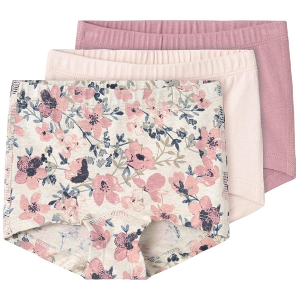 Nostalgia Rose Flower Underbukser 3-pak Noos