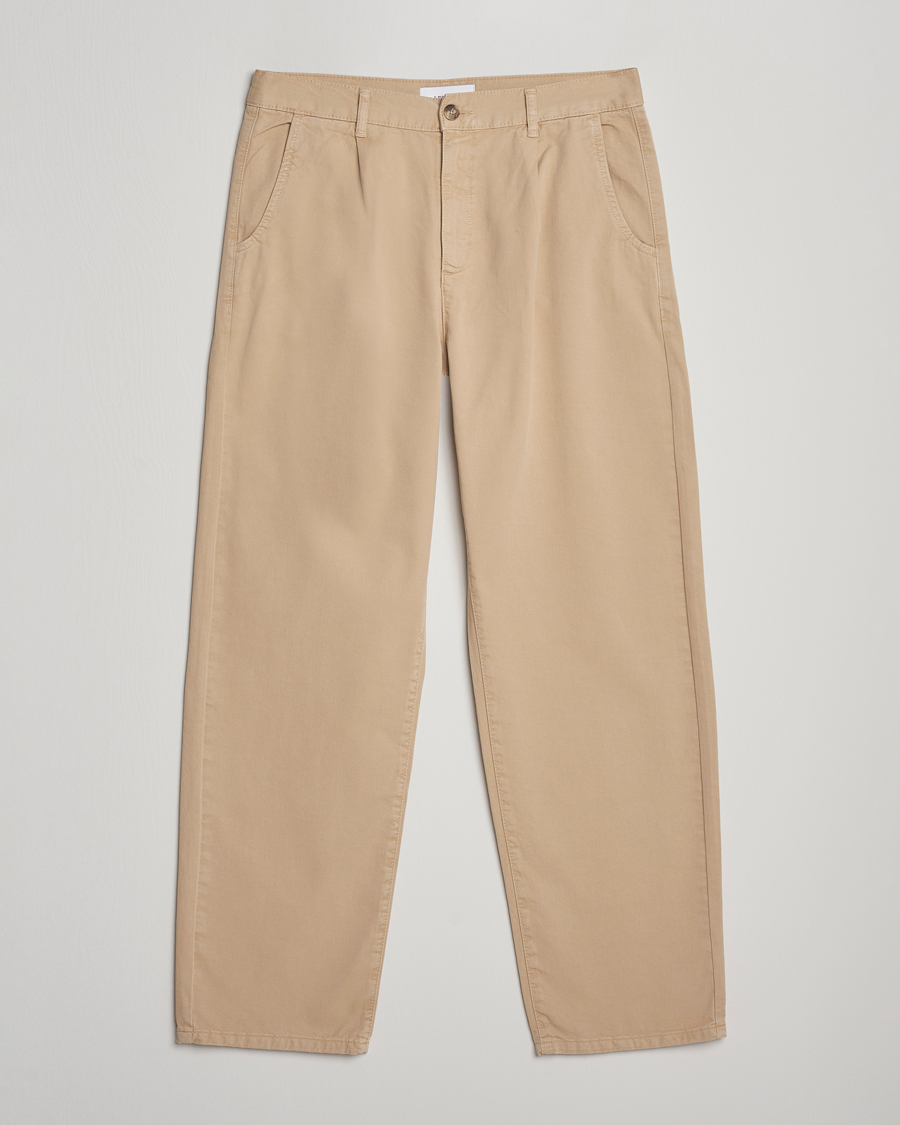 Les Deux Romeo Pleated Chino Pants Irish Cream