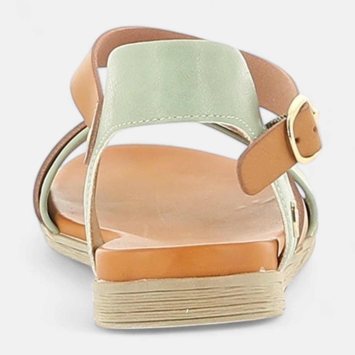 Nu-pieds Femme vert clair
