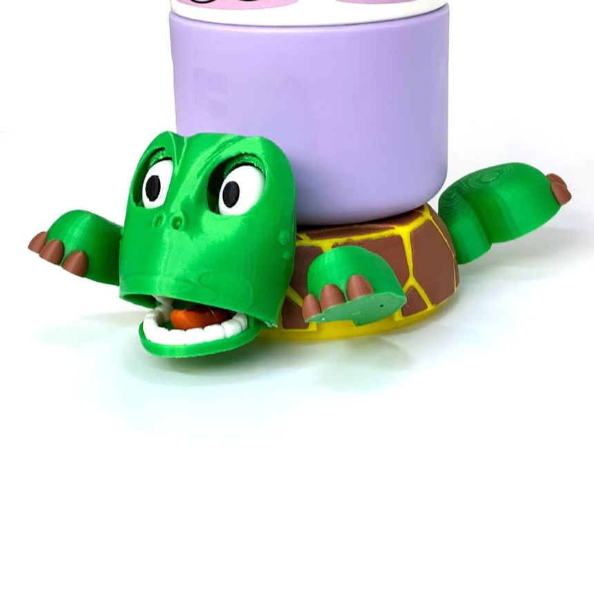 het gebeurt - 3D-geprinte schildpadonderzetter