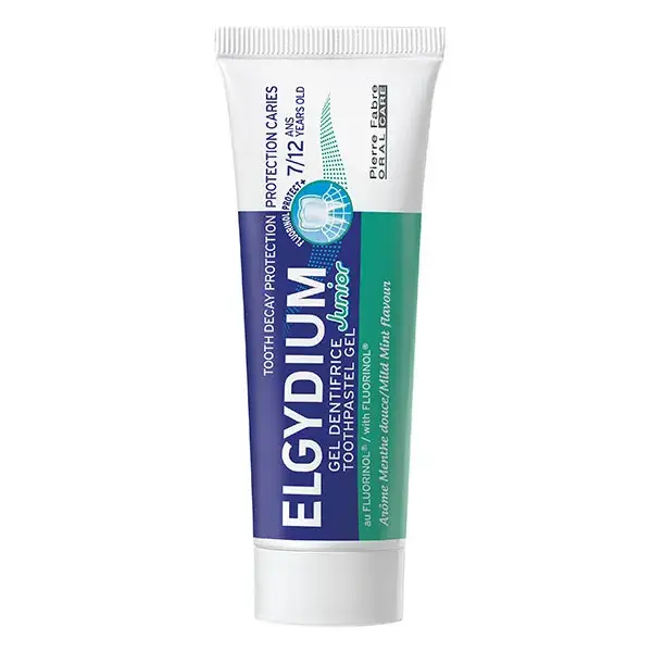 Elgydium dentifrice junior 7/12 ans menthe douce 50 ml