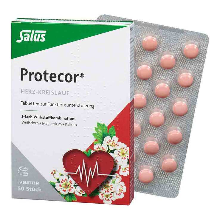 Protecor Herz Kreislauf Tabletten z.Funktionsunt.Salus, 50 St