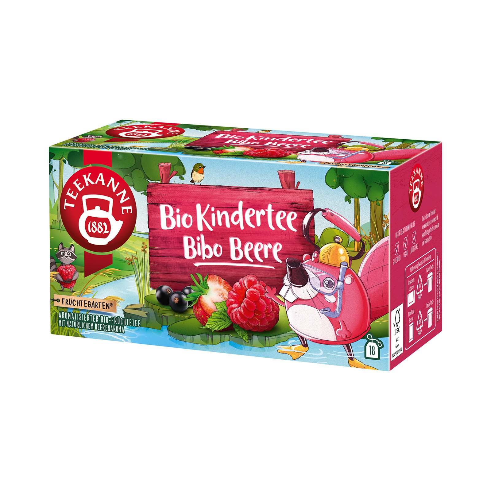Teekanne Kindertee Bibo Beere