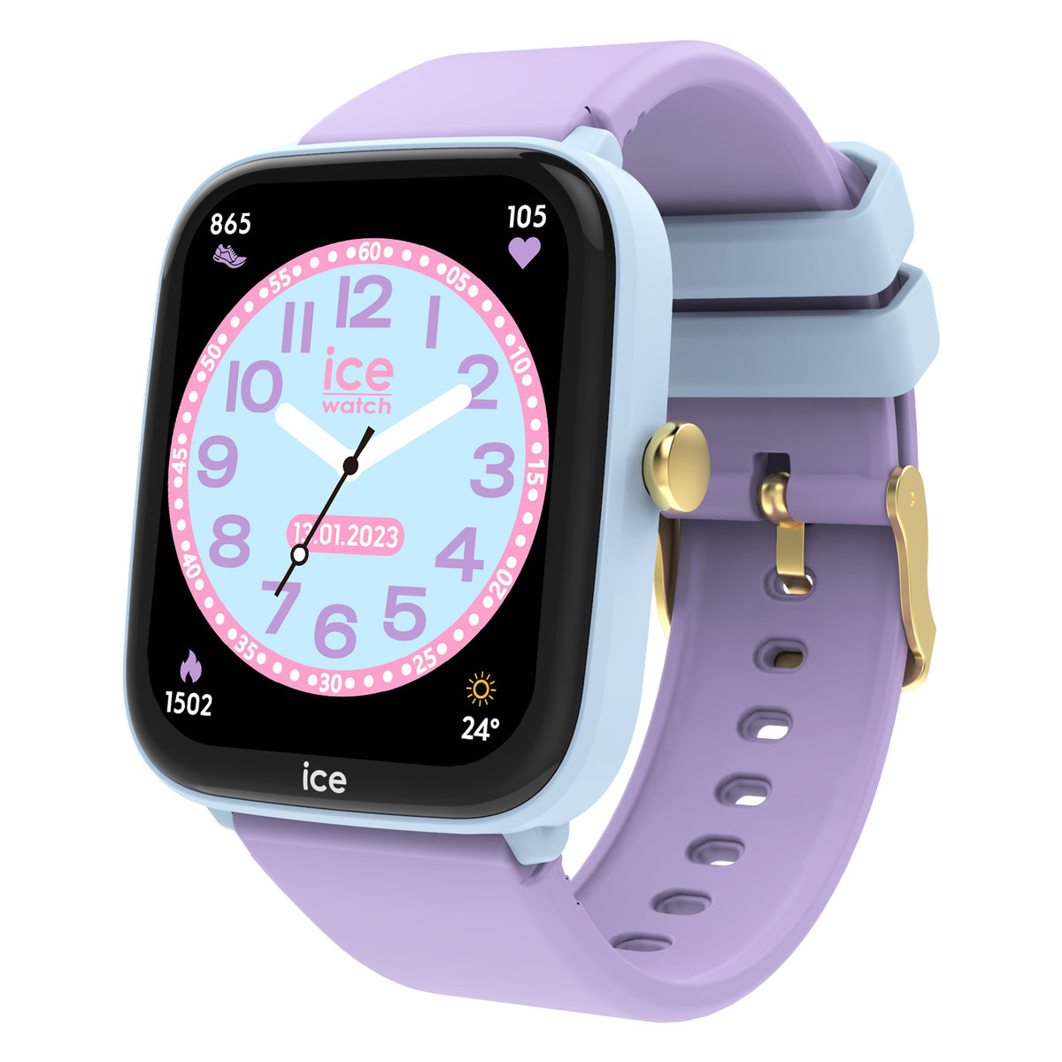 Montre ICE WATCH Ice smart enfant bracelet silicone violet